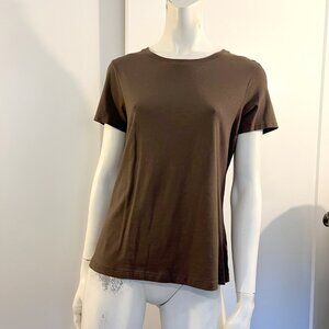 NWOT Tahari Brown Tee